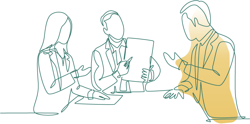 賃貸管理業務を行う企業様イラスト