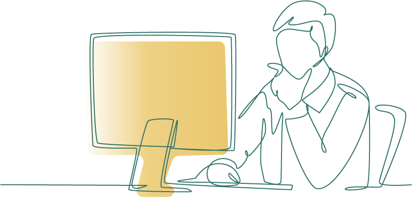 医療関連業務を行う企業様イラスト