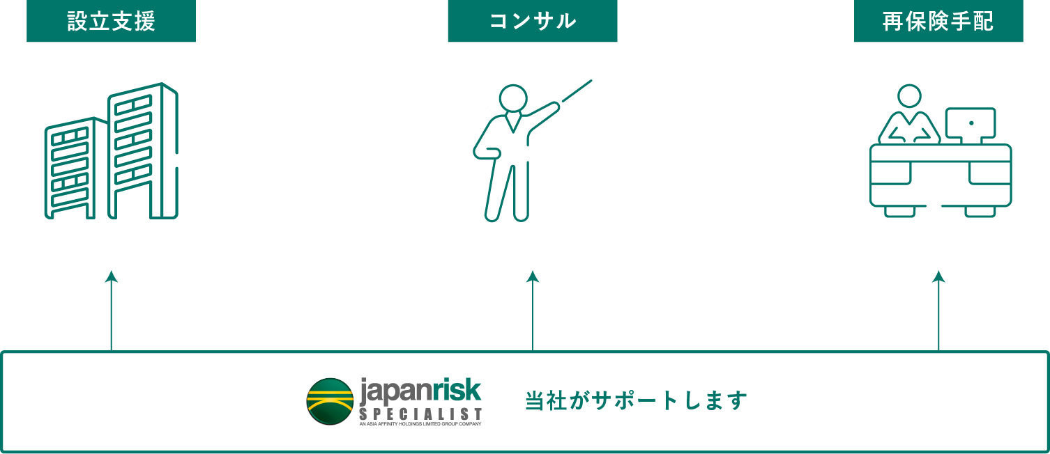 少額短期保険会社の設立の図